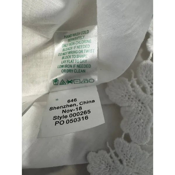 Lily Pulitzer Resort White Papillion Lace Reeve Dress in Size 12 - Image 7