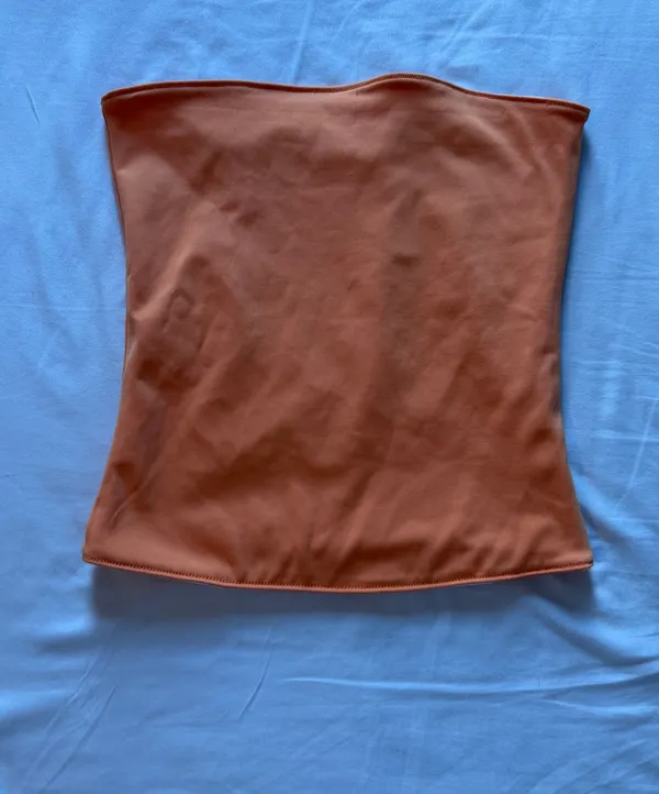 Reversible orange tube top - Image 2