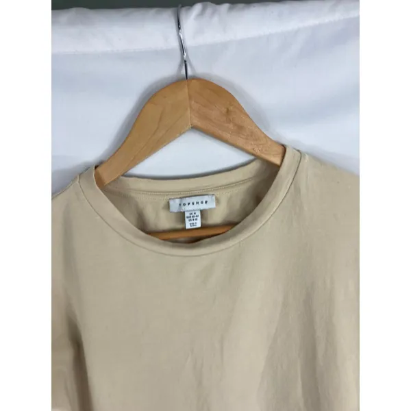 Topshop tan Long Sleeve Top Size M / 8-10 - Image 2