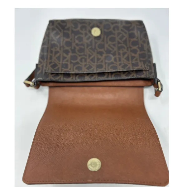 Calvin Klein Women's Brown‎ Crossbody Purse - Image 3