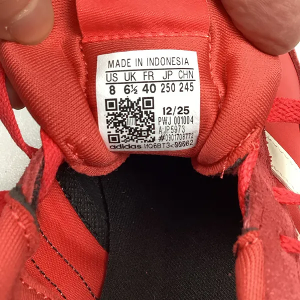 Adidas Men’s Run 60s 4.0 Size 8 Red NEW! - Image 5