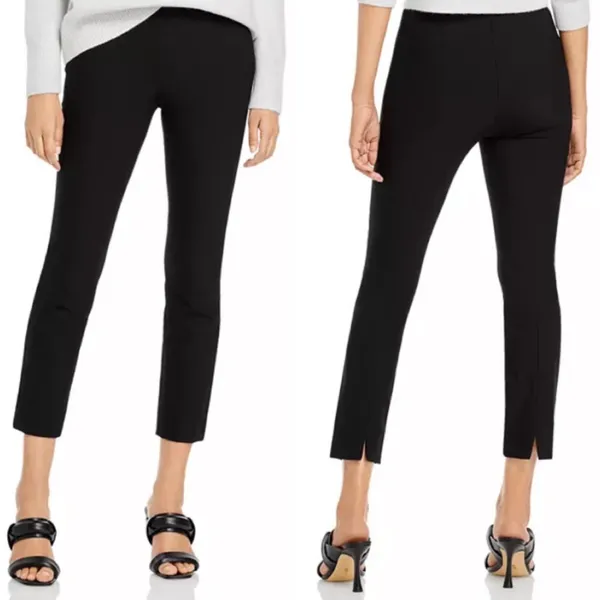 VINCE Stitch Front Seamed Pant in Black M Medium - Image 2
