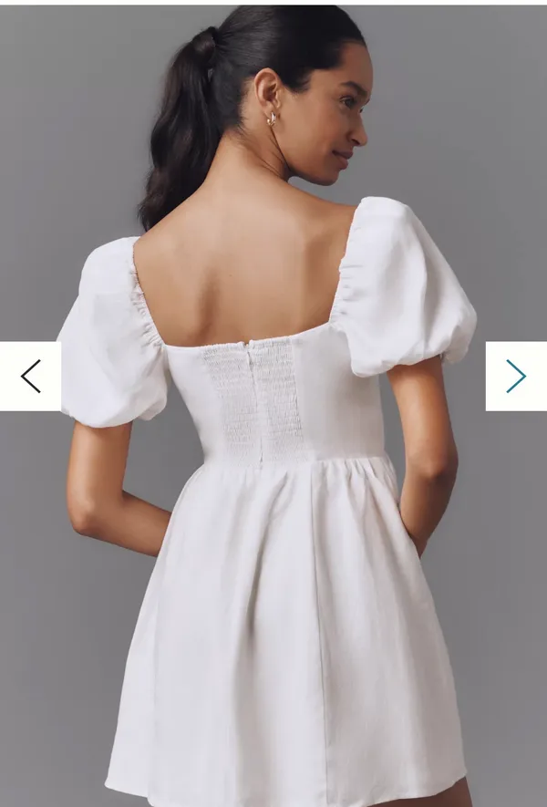 Reformation Dress Midi Linen - Image 2