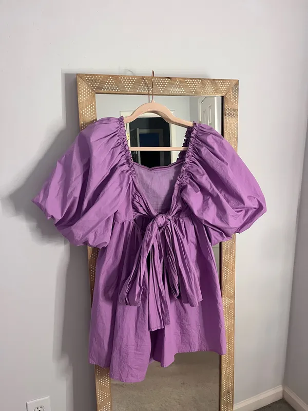 Vestique Purple Mini Dress - Image 2
