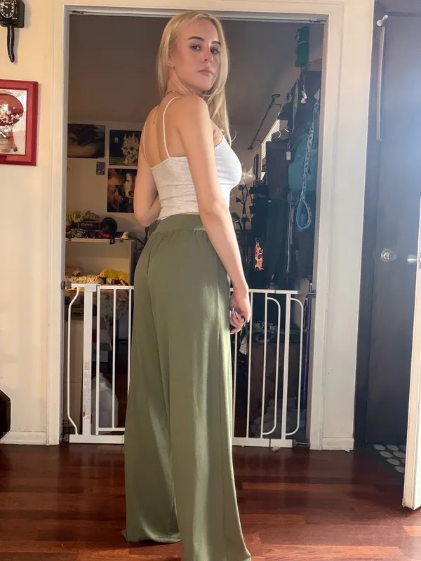 Privy Olive Trousers  - Image 3