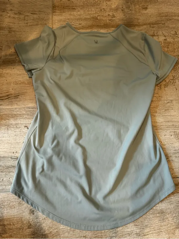 Spyder Women's Short Sleeve Performance Tee - Sage Green - Image 4