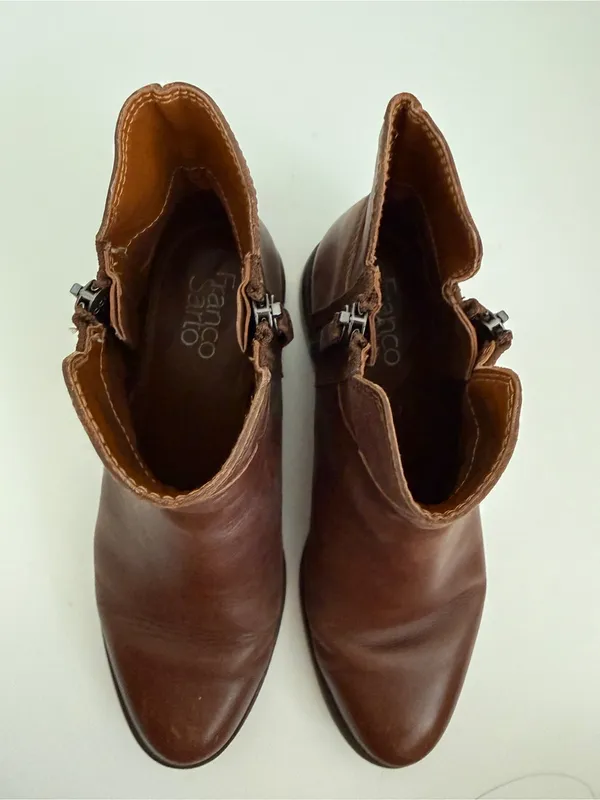 Franco Sarto Zip Up Booties Ankle Boots Womens 7.5 - Image 3