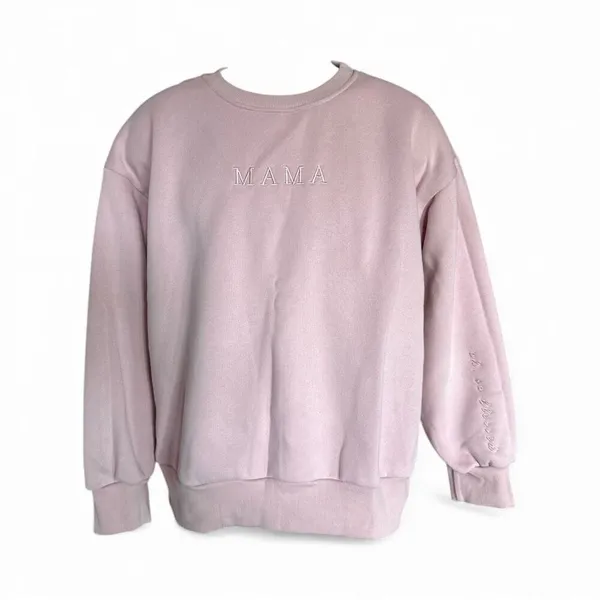 Womens Aziel & Luca x Roxana Oh So Blessed Mama Ballet Pink Sweatshirt - Sz S - Image 2