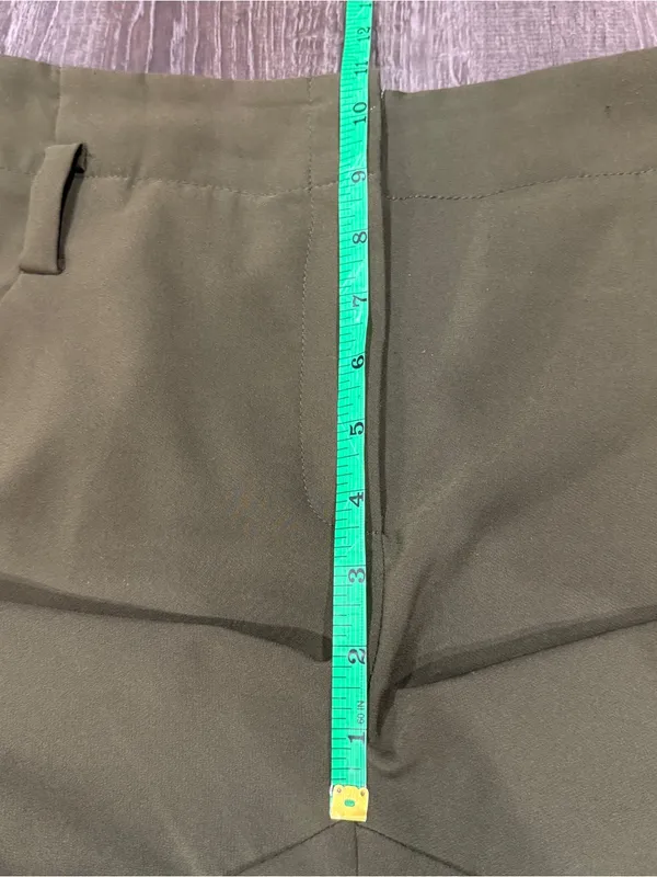 New York & Company Green High Rise Pants - Image 8
