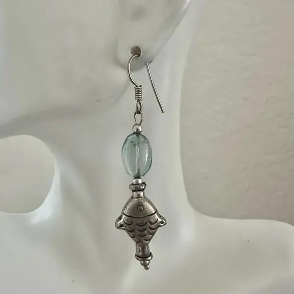 Aqua Bead & Silver - Image 3