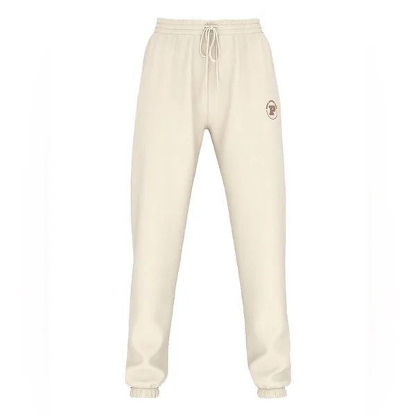PINK Victoria’s Secret Sports Club Joggers Cream Fleece Sweatpants - Image 2