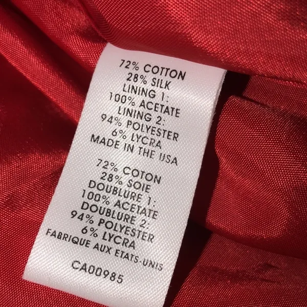 Nanette Lepore size 2 red floral silk blend dress - Image 4