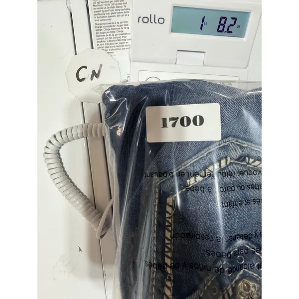 Miss Me Jeans MP7273T Mid Rise Straight Leg Women's 27 x 31 Inseam Western Y2K - Image 11