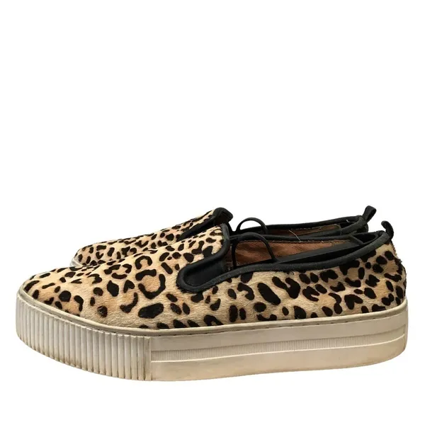 Halogen Baylee Leopard Print Slip On‎ Platform Sneakers 9.5 - Image 3