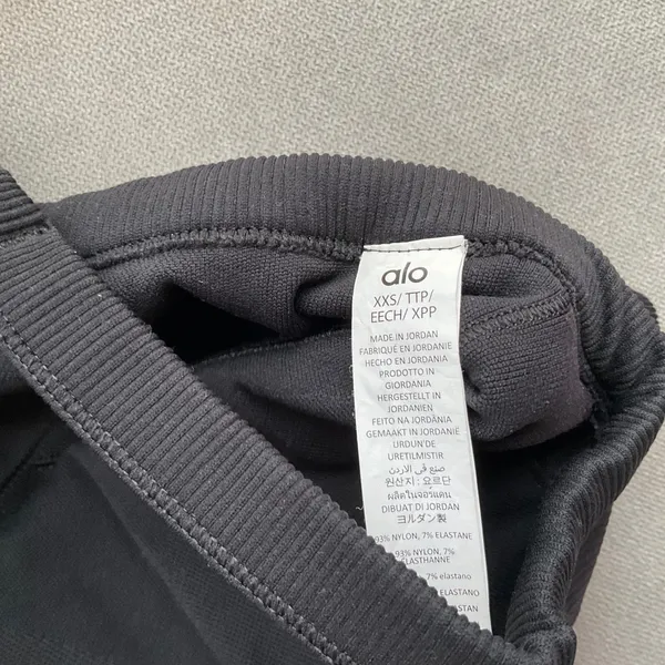 Alo Yoga Seamless Ribbed Favorite Bra Tank Black XXS - Image 4
