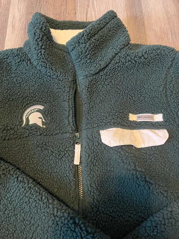 Columbia Michigan State Sherpa Jacket - Image 3