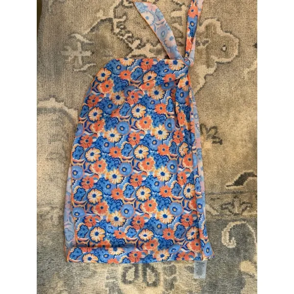 Kulani Kinis Floral Sheer Mesh Cover- Up Sarong Sz M NEW - Image 3
