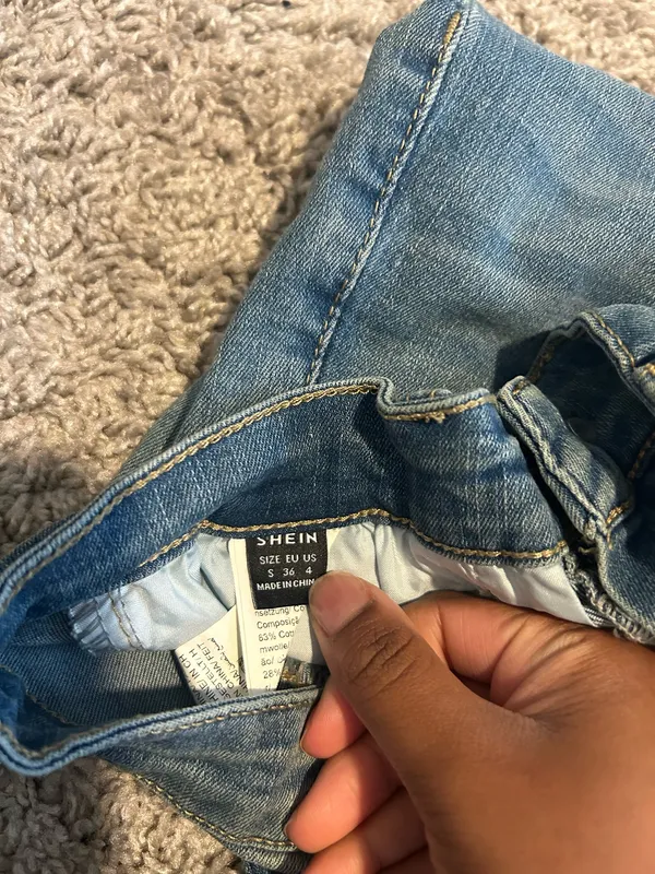 Shein Midi Denim Skirt - Image 3
