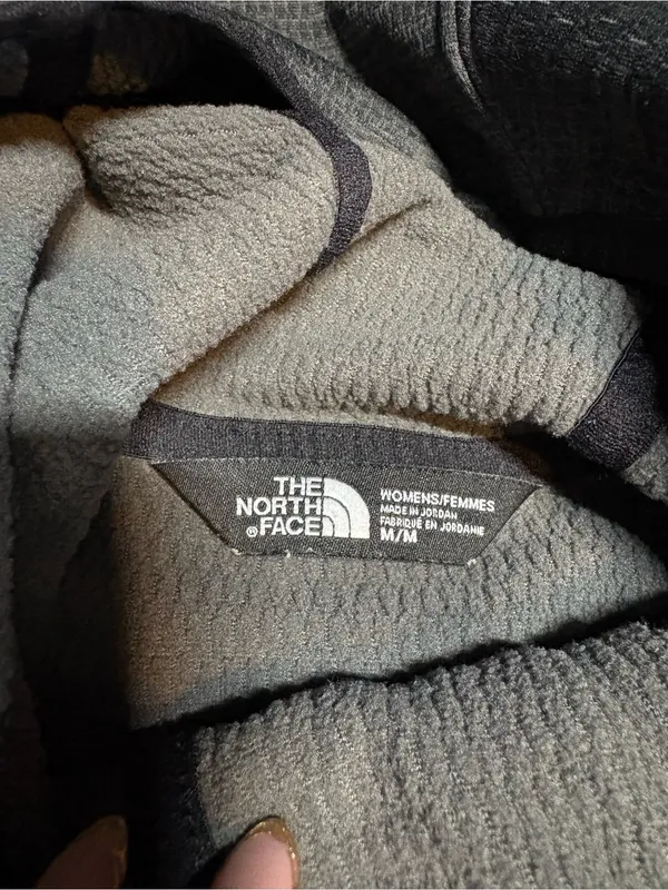 The North Face Women's Charcoal Gray Hooded Zip Jacket Size M - Image 9