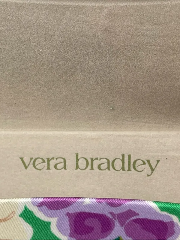 Vera Bradley Eyeglass Case Foxglove Fields Green Pattern Reading Sunglasses - Image 5