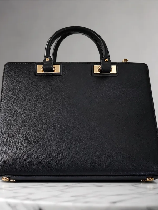 Michael Kors NEW Quinn Crossbody Satchel Black Saffiano Leather Bag Purse NWOT - Image 6
