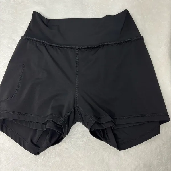 HALARA Women's High-Waisted Black Shorts Size‎ M - Image 7