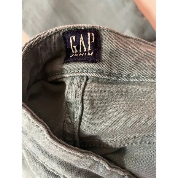 GAP Women's Teal Low Rise Skinny Jeans Size 24 - Image 3