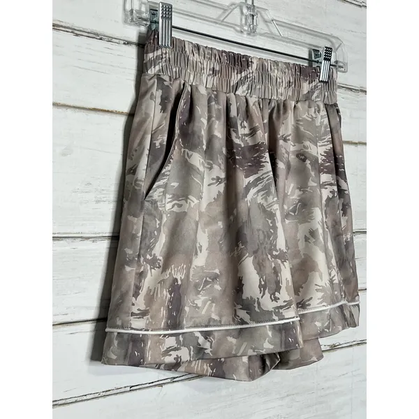 Moon Ryder Lounge Matching Set Small Button Up Top Shorts Pockets Pajama - Image 14