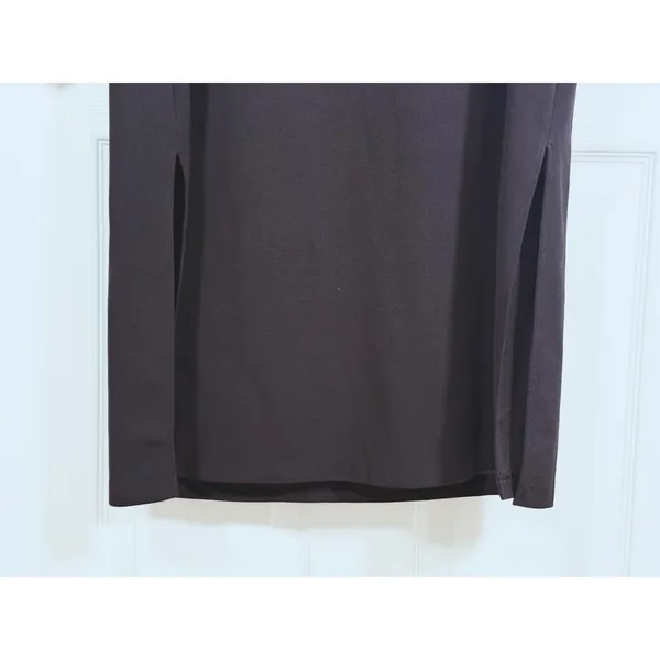 ALEXIA ADMOR Tie-Waist Sheath Dress Womens XL Black Cocktail Minimal Career LBD - Image 8