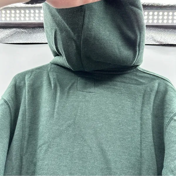 Aerie‎ Green Long Sleeve Full Zip Fleece Inside Hooded Jacket Sz M NEW - Image 4