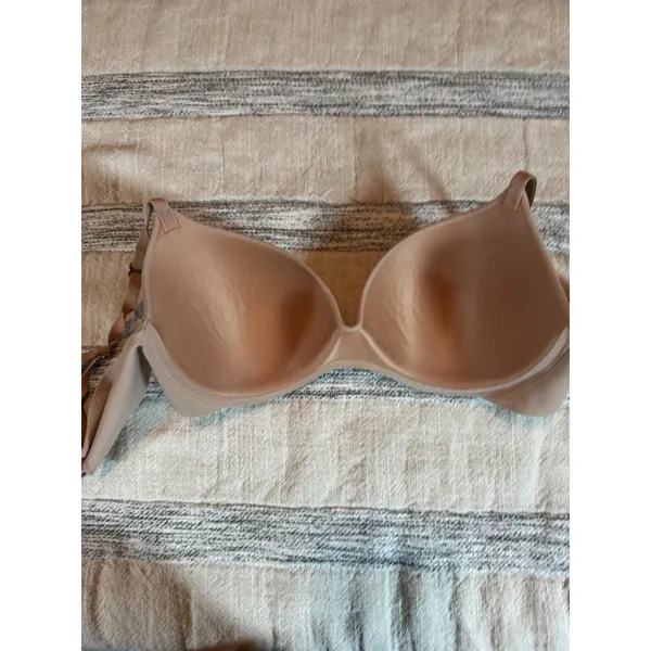 Victoria's Secret Incredible Lined Demi Bra Nude Beige 32D - Image 3