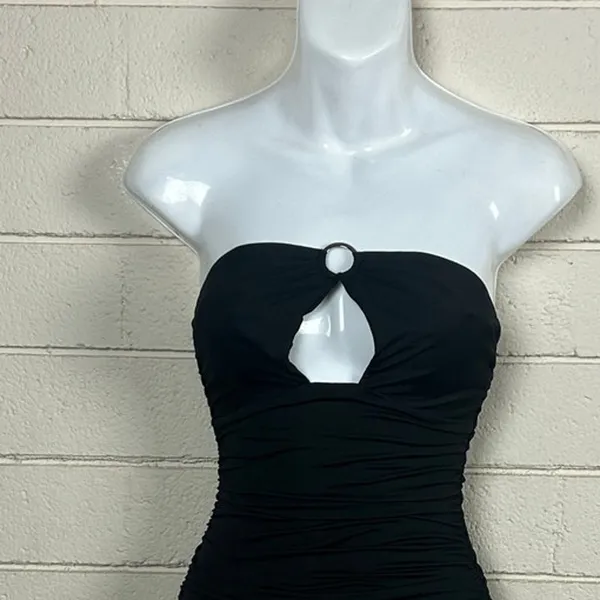 Princess Polly Eliza Black Strapless Dress size 0 NWT - Image 7
