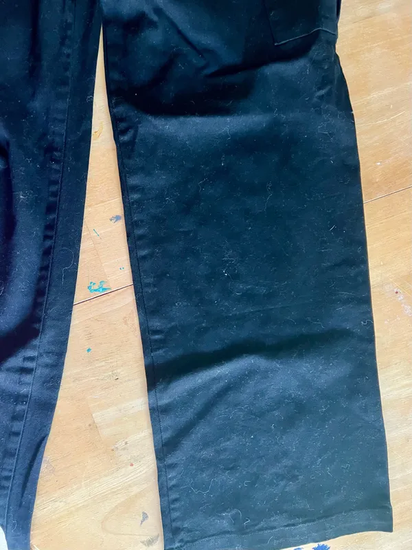 Black O ring cargo jeans Size M - Image 3
