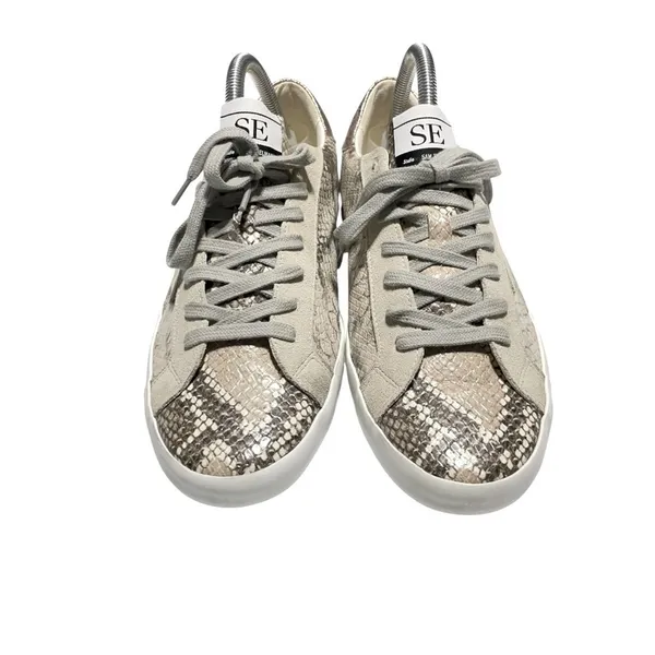 SAM EDELMAN
Areson Snake-Embossed Sneakers 8.5 - Image 5