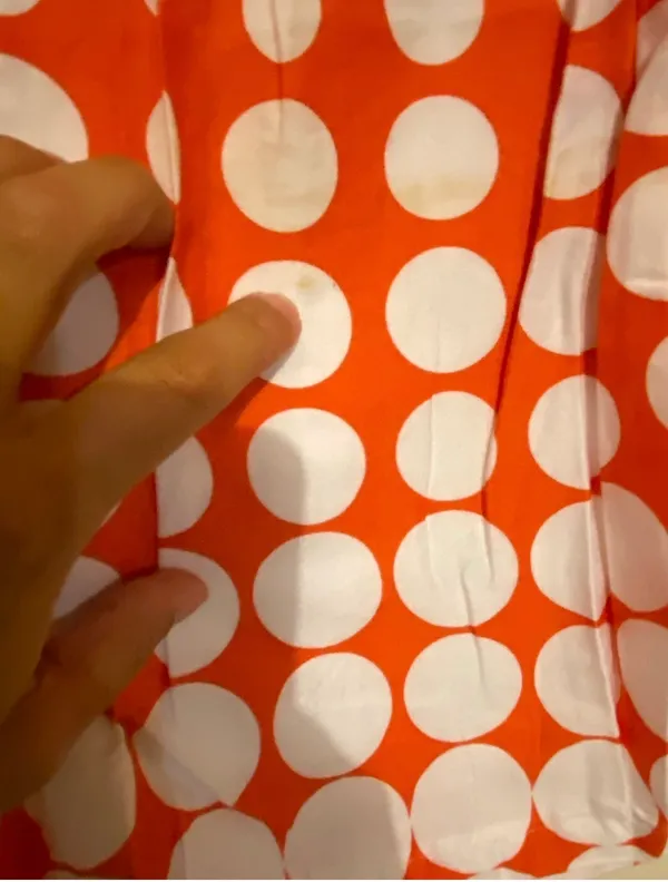 Cato Skirt Orange Polka A Dot  - Image 3