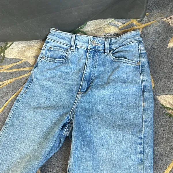 Garage Denim Light Wash Flare‎ Jeans Size 24 - Image 7