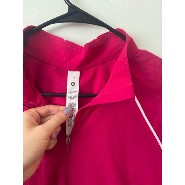 Lululemon 10 License to Train Lightweight Jacket in Passionate - Image 3