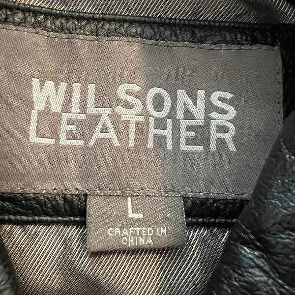 Wilson’s‎ Women’s Leather Jacket Large Black - Image 3