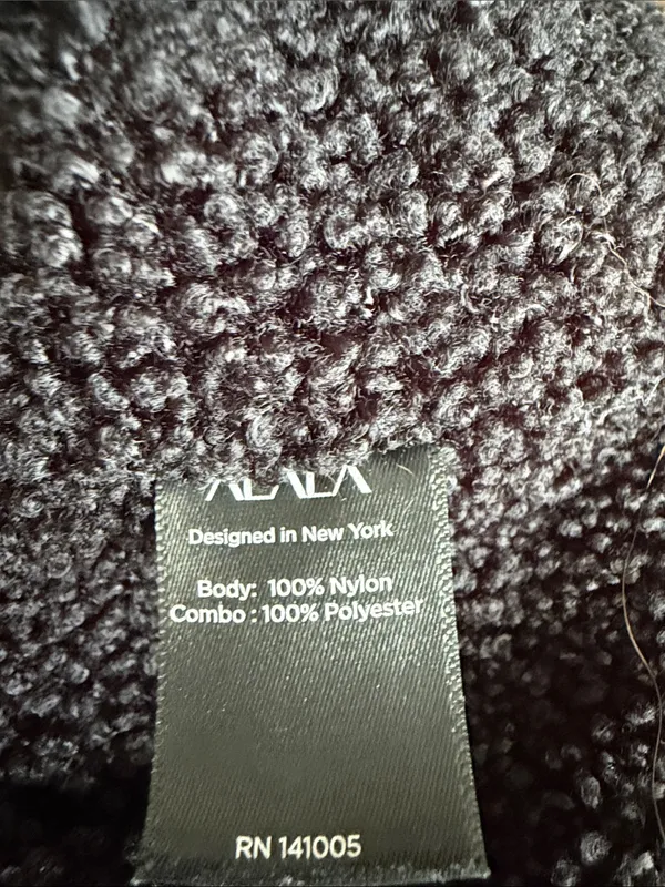 Alala black Sherpa bomber jacket - Image 6