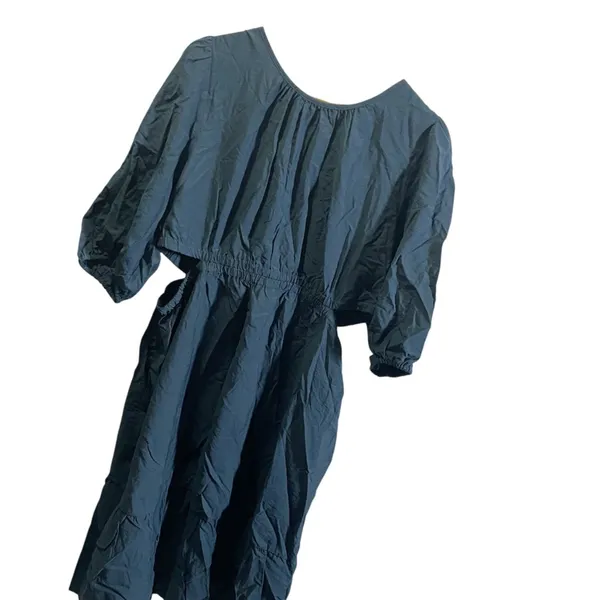 Isabel Maternity Tiered Blue Cutout Pullover Dress M‎ NEW - Image 3