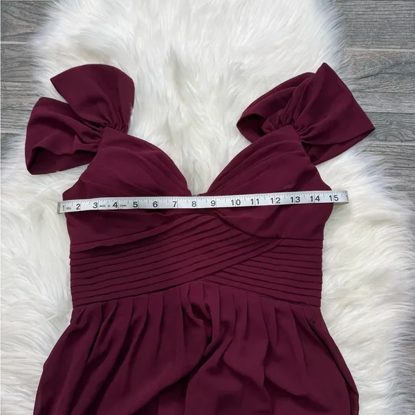 NWOT Lulus Make Me Move Burgundy Maxi Dress - Image 9