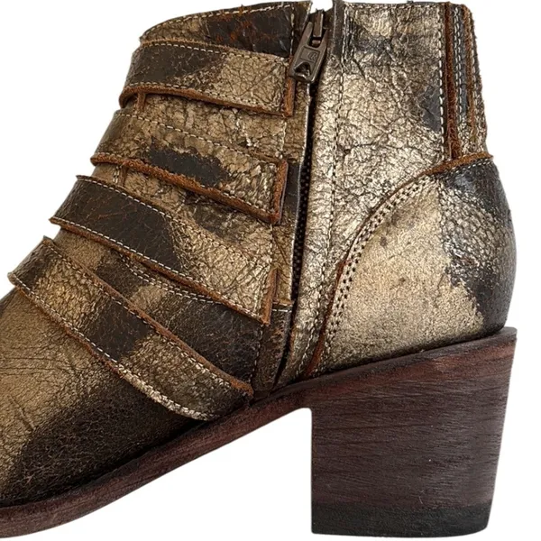 Like New Five Worlds by Cordani Leather Ankle Boots Size 9.5 Retail $268.00 - Image 4
