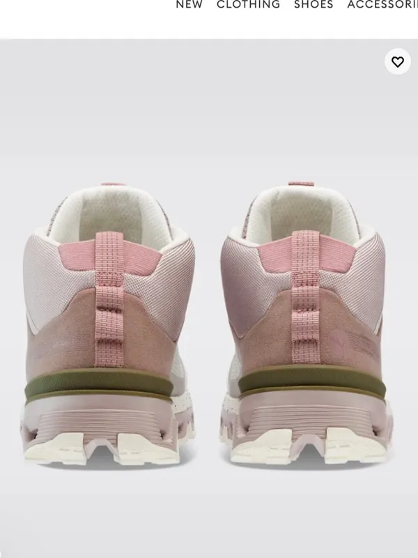 On Cloudtrax Rose/Ivory hiking sneakers - Image 4