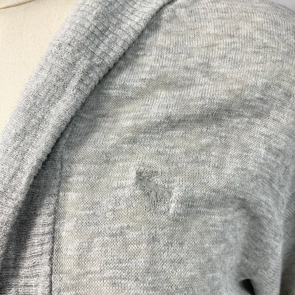 Abercrombie And Fitch Womens Cardigan Size M Preppy Coastal Clean Girl Minimal - Image 7