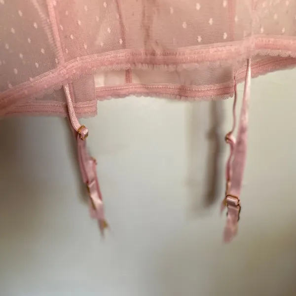 Victoria's Secret Swiss Dot Mesh Corset - Image 4