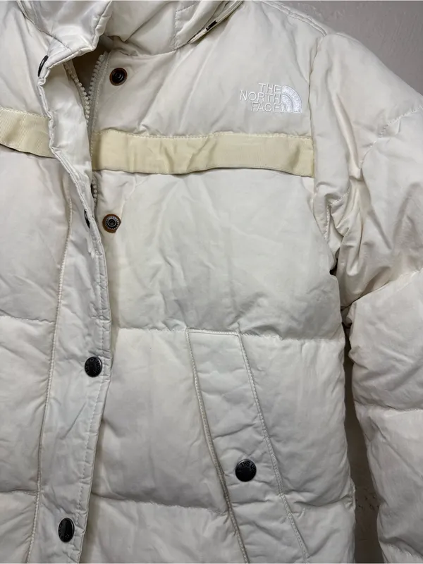 The North Face Women’s Cream Cropped Puffer Jacket‎ XS - Image 2