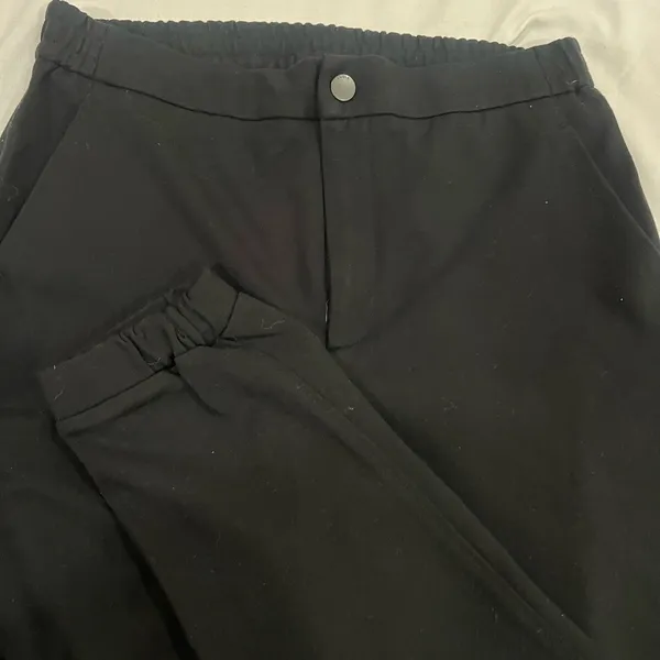Uniq lo SM Black Wide-Leg Pants - Image 2