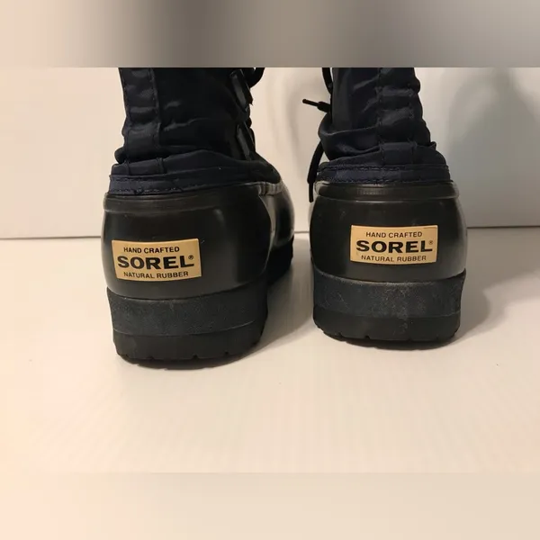 Sorel Snowlion II NL1070-429 Navy winter insulated snow boots women size 7 - Image 6