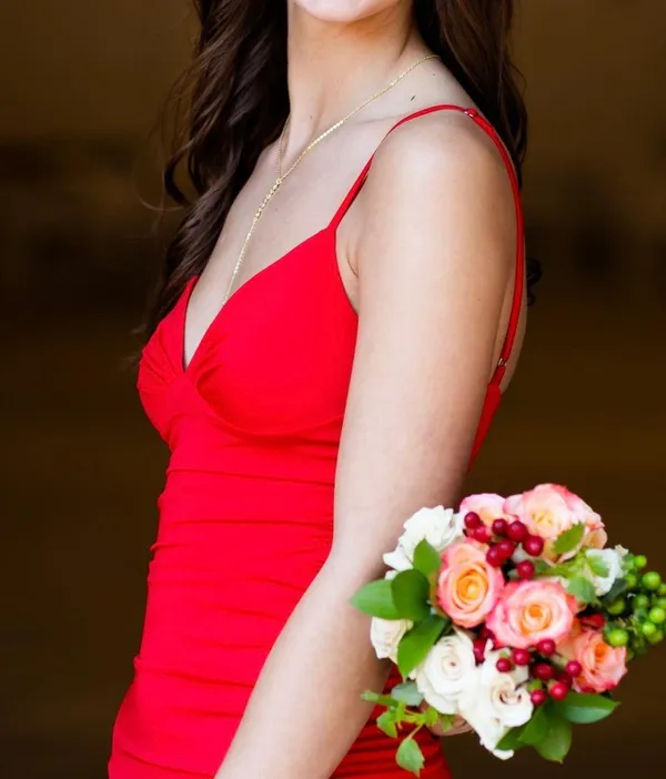 ️Short Formal Dress️ Red - Image 2