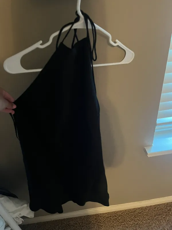 Hello Molly Black Silk Dress - Image 3